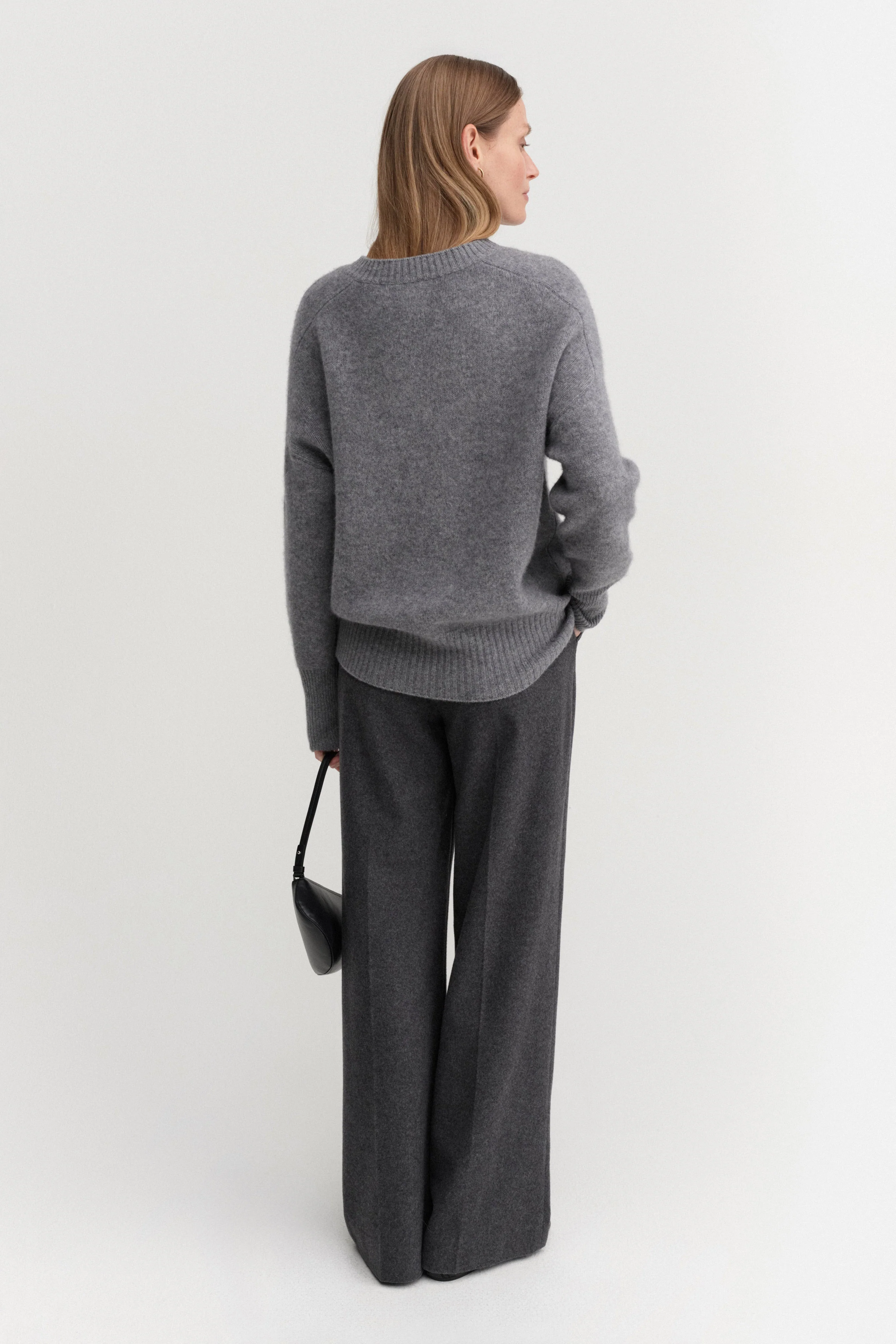 Mica Crewneck Sweater, grey - Image 4
