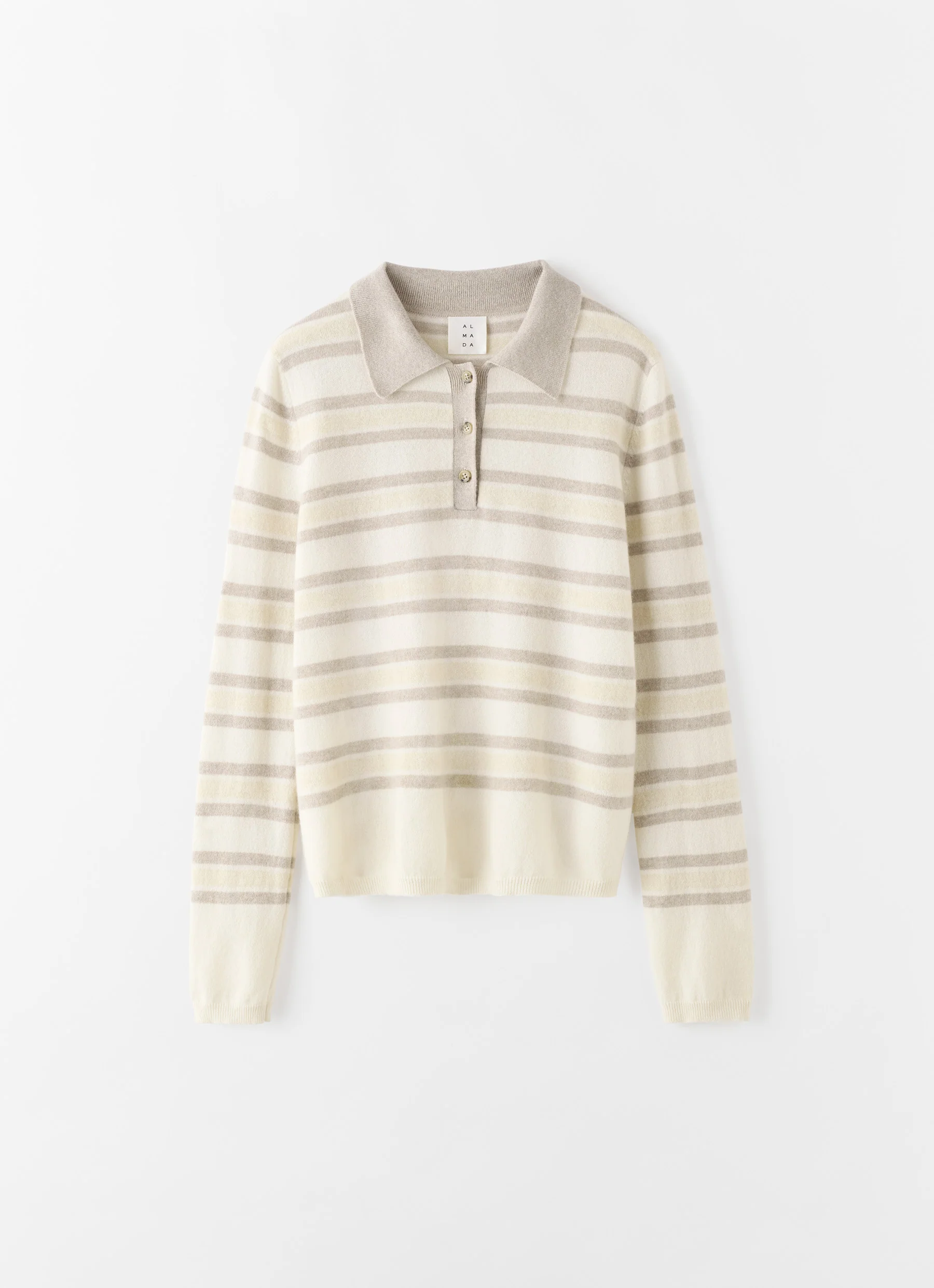 Minou Collar Sweater, stripe - Image 5