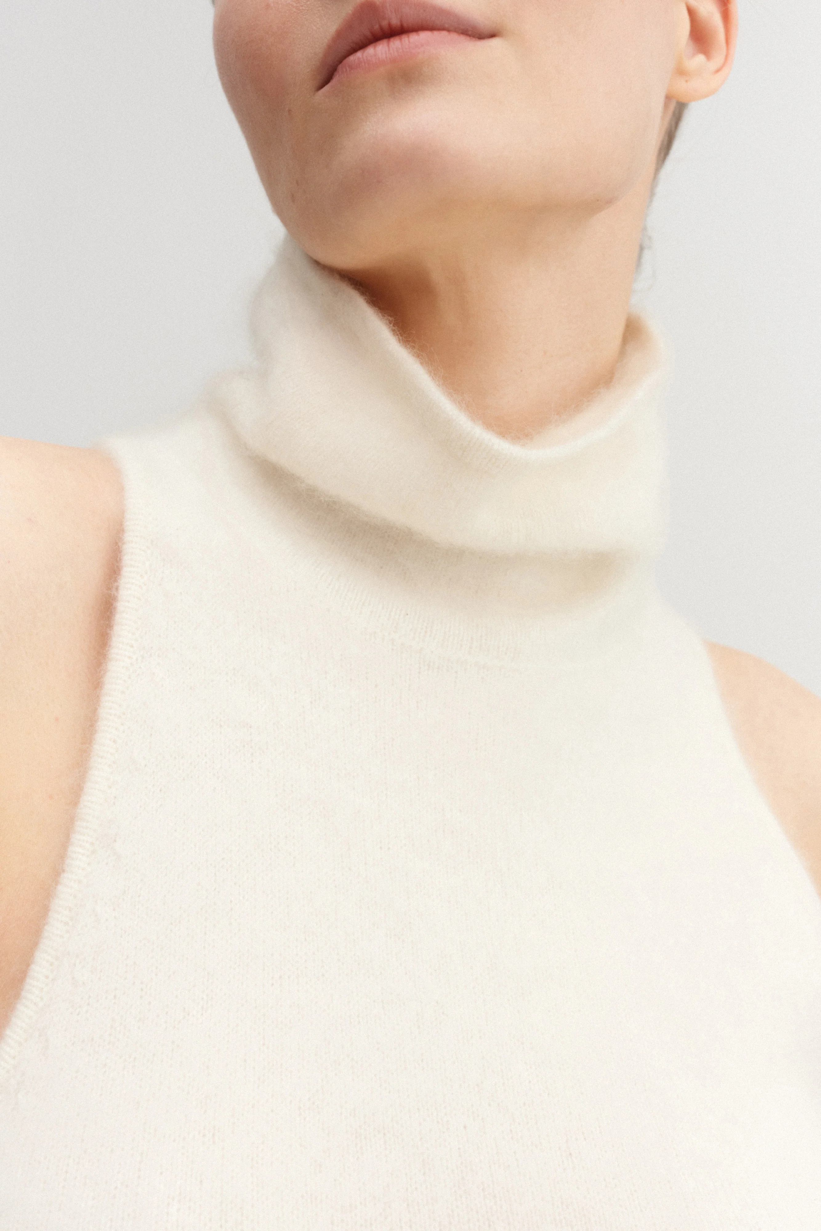 Vida Brushed Top, cream - Image 4